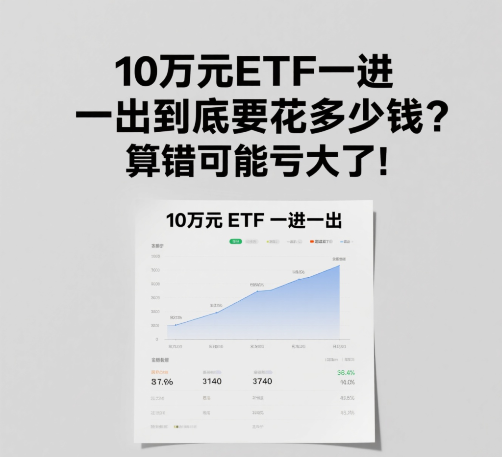 10万元ETF一进一出要花多少钱？一文说清